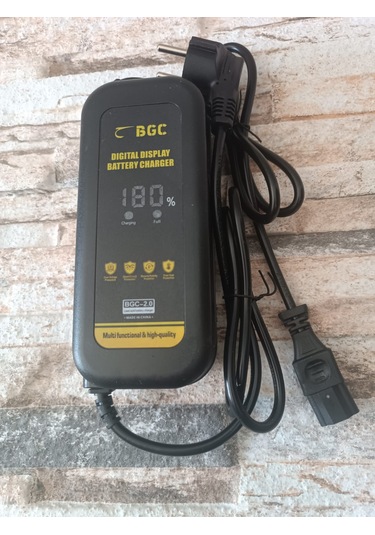 Bgc Şarj Cihazı Elektrikli Bisiklet 48v 20ah Dolum Göstergeli