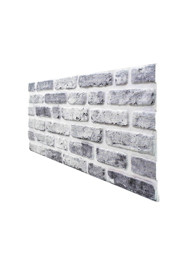 5 Adet X Tuğla Desenli 3D Strafor Köpük Duvar Kaplama Paneli (446785773)