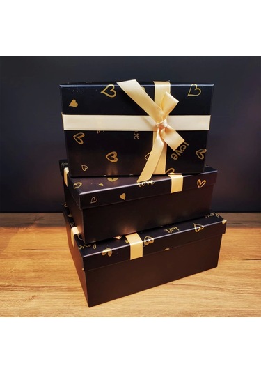 3&039lü Dikdörtgen Hediye Kutusu Asorti