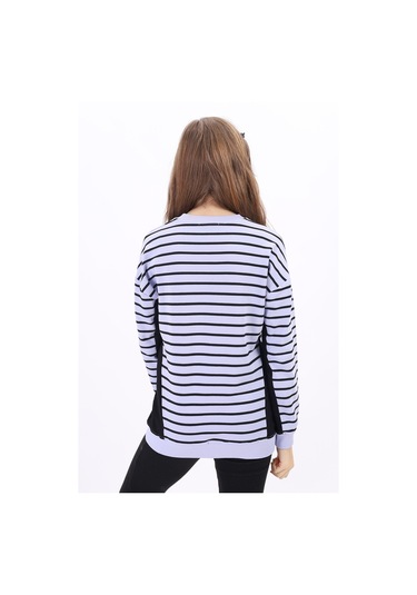 Toontoy Kız Çocuk Sweatshirt Mavi