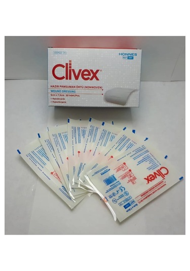 Hazır Pansuman Örtü Nonwoven 5cmx7,5cm 50 Adet C607