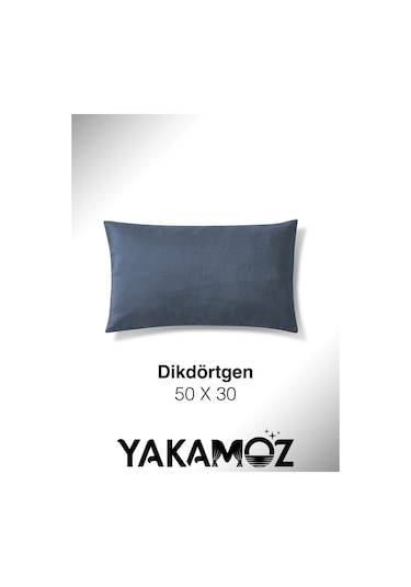 Br Yakamoz Güvercin Mavisi Kırlent , Yastık Kılıfı Kadife Görünümlü Velvet Touch Serisi Güvercin Mavisi