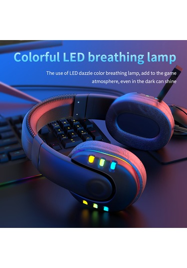 Ruicoo Ak47 Oyun Kulaklığı: Led Aydınlatmalı, Mikrofonlu, Ses Kontrollü, Usb Ve 3.5mm Bağlantı, Siyah