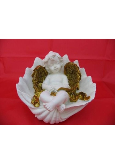 QQC İSTİRİDYEDE UYUYAN MELEK16.5X15X12.5 CM.