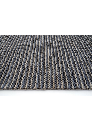 Netra C-1512 Navy Multy Xw El Dokuma Naturel Jüt Hasır Halı