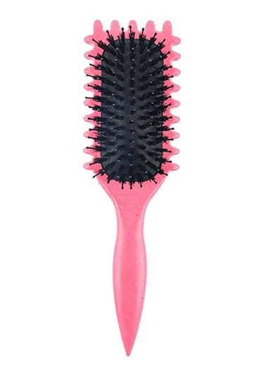 Joyhub Kabarık Şekillendirici Bukle Tarağı Hava Masaj Tarağı Kirmiz