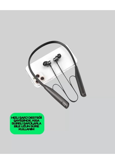 Bluetooth 5.3 Boyun Bantlı Kulaklık Oyun Ve Müzik Modu Sd Kart Desteği