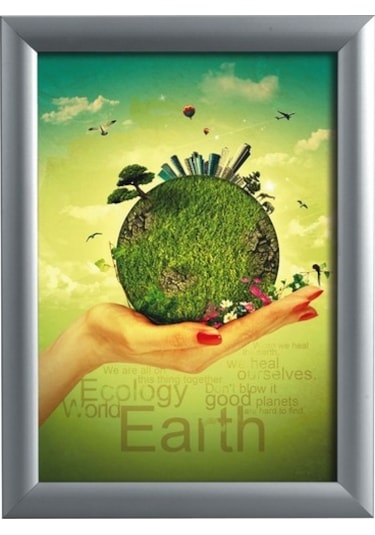 B1 70X100Cm Alüminyum Çerçeve Gönye Köşe Aç Kapa Açılır Kapanır