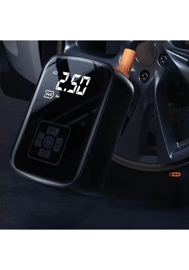 Mini Kablosuz Dijital Taşınabilir Kompresör Araç Lastik Top Şişir