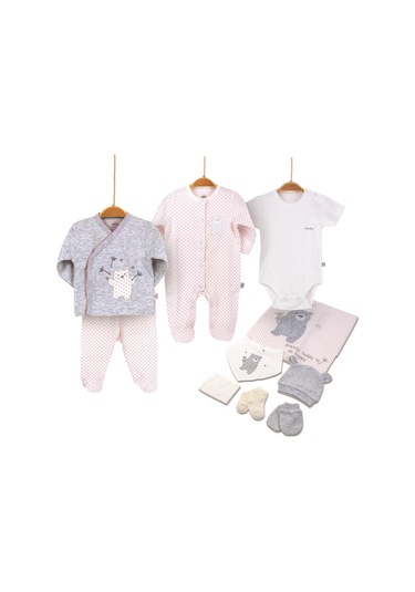 Bibaby Bimini Pretty Teddy 10 Parça Hastane Çıkışı 63174 Ekru Çok Renkli