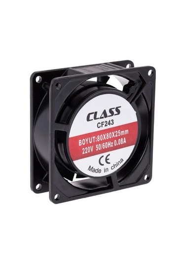 Class 80X80X25Mm Ac 220Volt Fan