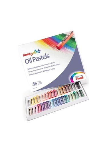 Pentel Yağlı Pastel Boya Seti  36'Lı