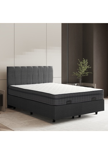 Çift Kişilik Basic Plus Yatak Baza Başlık Seti 3 Ü Bir Arada Konuma Özel Teslimat 140 x 200 CM