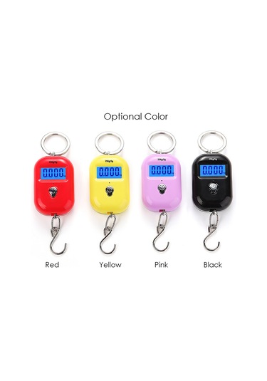 Konesam 25kg/5g Hassasiyetli Taşınabilir Elektronik Askı Terazi - Lcd Ekranlı, Çelik Kanca, Ev Ve Ticari Kullanıma Uygun, Pil Dahil Değil Siyah