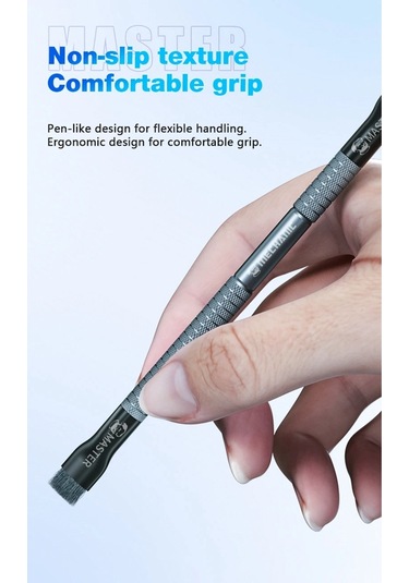 Xurunkeji Mechanıc Anakart Temizleme Fırçası Toz Temizleme Cep Telefonu Çipi Teneke Yapıştırıcı Çıkarma Çift Başlı Fırça