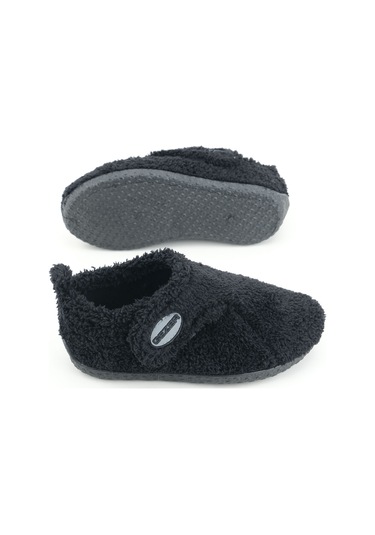 Gezer Erkek Çocuk Kışlık Tek Cırtlı Ayarlanabilir Pvc Taban Ev Okul Kreş Panduf Ga2kpm.03421.00.010.0c Siyah