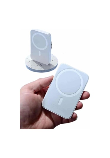Kablosuz Magsafe Hızlı Şarj 5.000 Mah Kablosuz Şarj Cihazı Çok Renkli