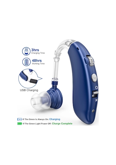 Görünmez Kulak Arkası İşitme Cihazları, Ayarlanabilir Ses Ses Amplifikatörleri Amerika Birleşik Devletleri