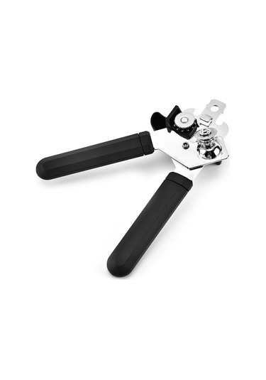 Vkemall Manuel Çelik Açıcı: Cam Şişe Ve Konserve Açma Aleti, Mutfak Piknik Kamp Partiler İçin Kullanımı Kolay Siyah