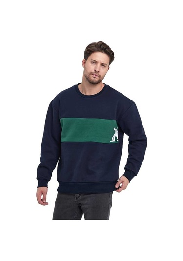 Adams Erkek 3 İplik Oversize Sweatshirt 001