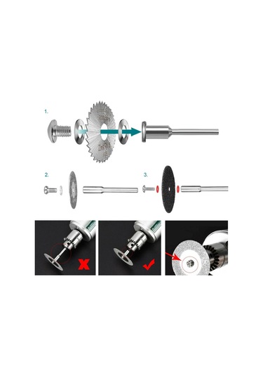 Tenfowee 60 Parça Hss/reçine/elmas Testere Blades Seti - Ahşap, Pvc, Yumuşak Metal Kesim İçin - Dıy Ve Hobi Uygun