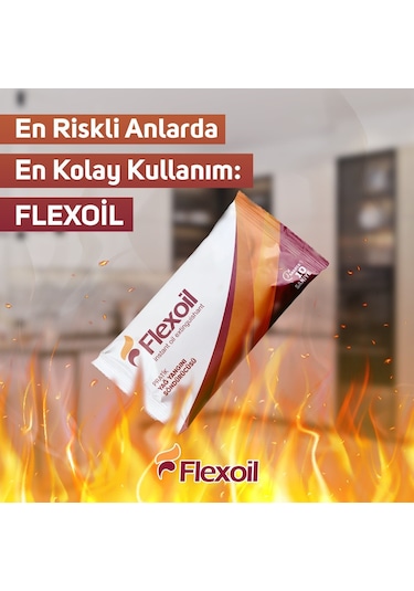 Flexoil Pratik Yağ Yangını Söndürücüsü (4'lü Paket)