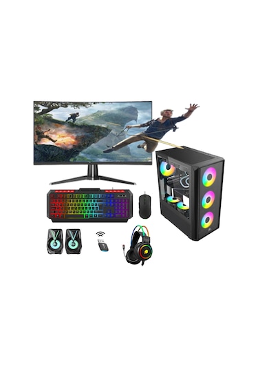 Rotampc RT2690 R7-5700 32 GB 1 TB Nvme 12 GB Arc B580 32" Dos Masaüstü Oyuncu Bilgisayarı