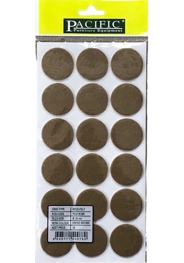 Pacific Zemin Koruyucu Yapışkan Yuvarlak Keçe 35 mm