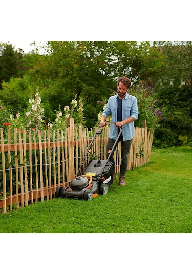 WORX WG743E 40Volt 4.0Ah. Li-ion 40cm Profesyonel Şarjlı Çim Biçm