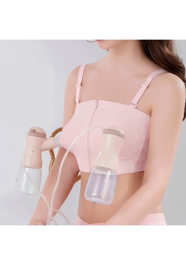 Fosenze "fa6010 Pamuklu Emzirme Sütyeni - Eller Serbest Sağma Pompası Uyumlu, Rahat Ve Nefes Alabilir"