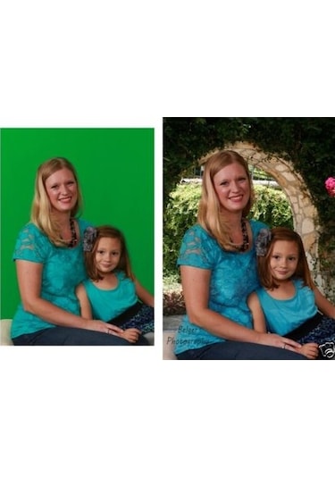 Greenbox Chromakey Green Screen Greenbox Yeşil Fon Perde 2X3 Mt