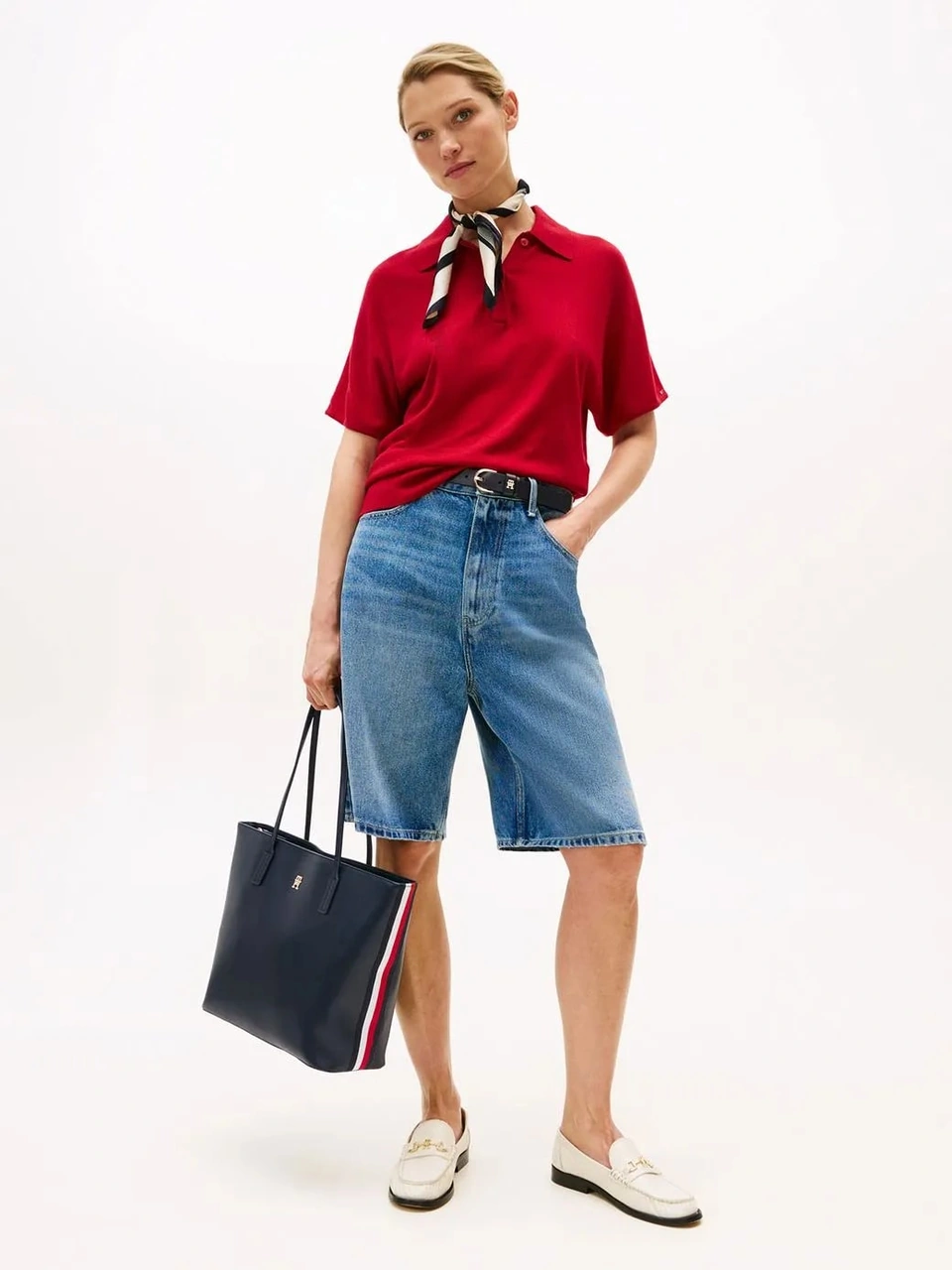 Tommy Hilfiger Kadın Omuz Çanta Aw0aw17504dw6 Mavi