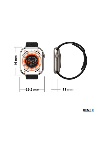 Winex Watch 9 Pro Akıllı Saat (İthalatçı Garantili)