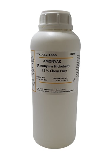 Amonyak Amonyum Hidroksit %25 Extra Pure - 1 L