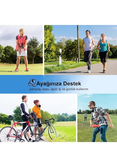 Active Team LT01 - Deri Tam Ortopedik Ark Destekli Hakiki Deri Tabanlık