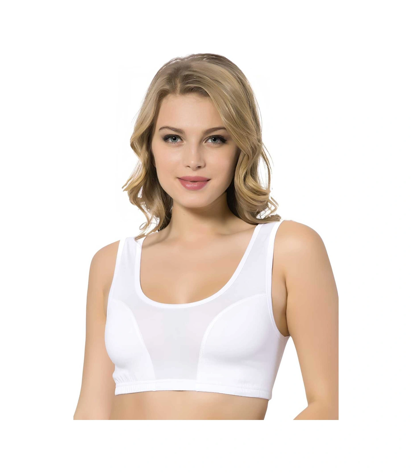 Tezzgelsin Kadın 3'lü Battal Body Sütyen Beyaz