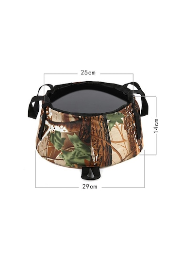 Taşınabilir Katlanabilir Seyahat Ayak Banyosu Çantası Turuncu