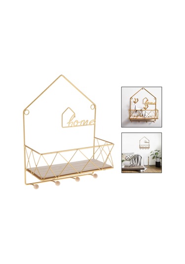 Suntek Demir Yüzer Raflar Mutfak Banyo Duvara Monte 36x28x12cm