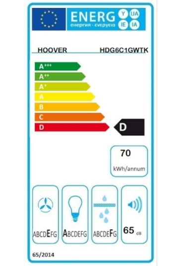 Hover HDG6C1GWTK Ankastre Davlumbaz