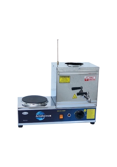 Armeka Platin Elektrikli 10 L Pleytli Çay Kazanı Ocağı Inox
