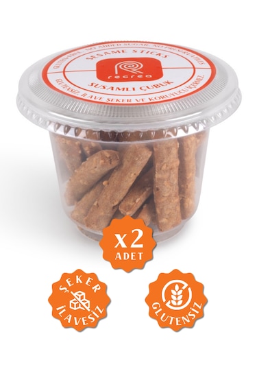 Glutensiz Susamlı Çubuk 2'li