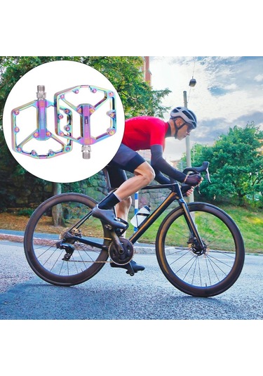 Dolıty 1 Çift Alüminyum Alaşımlı Bisiklet Pedalları Renkli