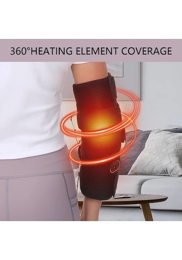 Pazly Usb Güçlü Isıtma Dirsek Masaj Aleti Taşınabilir Kablosuz Eklem Rahatlatıcı Sıcaklık Uniseks Babalar Günü Hediyesi Altın Altın