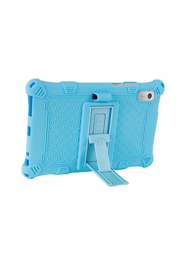 Didadodo Lenovo Tab M9 Uyumlu Pc + Silikon Kılıf + Omuz Kayışı + Ayarlanabilir Kickstand Kılıf Arka Kapak