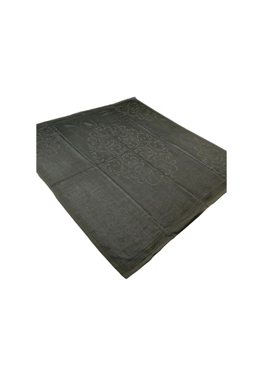 Mısırlı Eşarpları Pamuk Devore Etnik Desenli Eşarp Haki