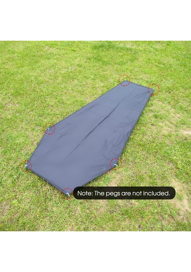 Yifomall Y13145 Çadır İçin 210d Oxford Kumaş Siyah Zemin Döşemesi - 4000mm Su Geçirmez, 220x90cm Çok Renkli