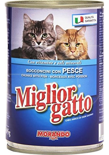 Miglior Gatto Balıklı Konserve Yetişkin Kedi Maması 405 G