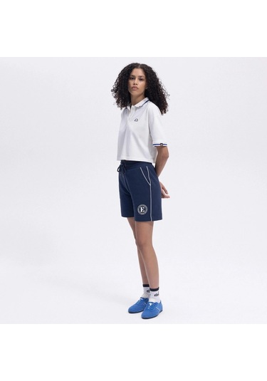Ellesse Kadın Lacivert Pamuklu Şort Ef404-nv Lacivert