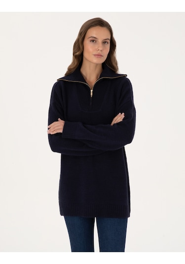 Pierre Cardin Kadın Lacivert Kazak /triko 50317121-vr033 Lacivert