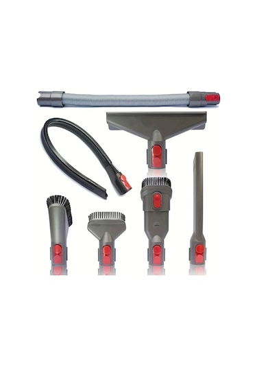 Fochsia 7pcs V7 V8 V10 V11 V15 Vakum Süpürge Parçaları Fırça Ve Hortum Seti Aksesuarları